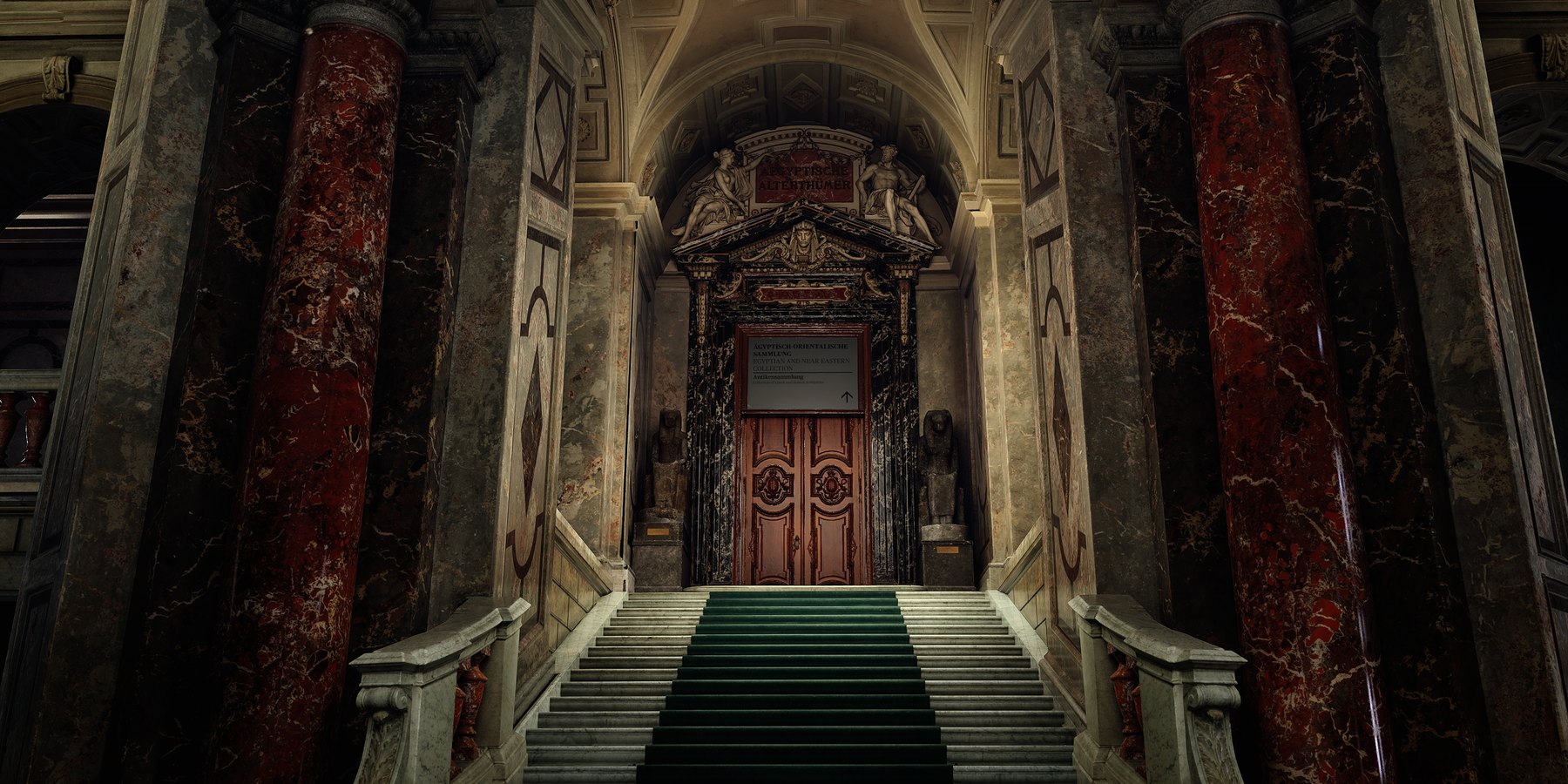 Kunsthistorisches Museum hall, captured at conservation grade