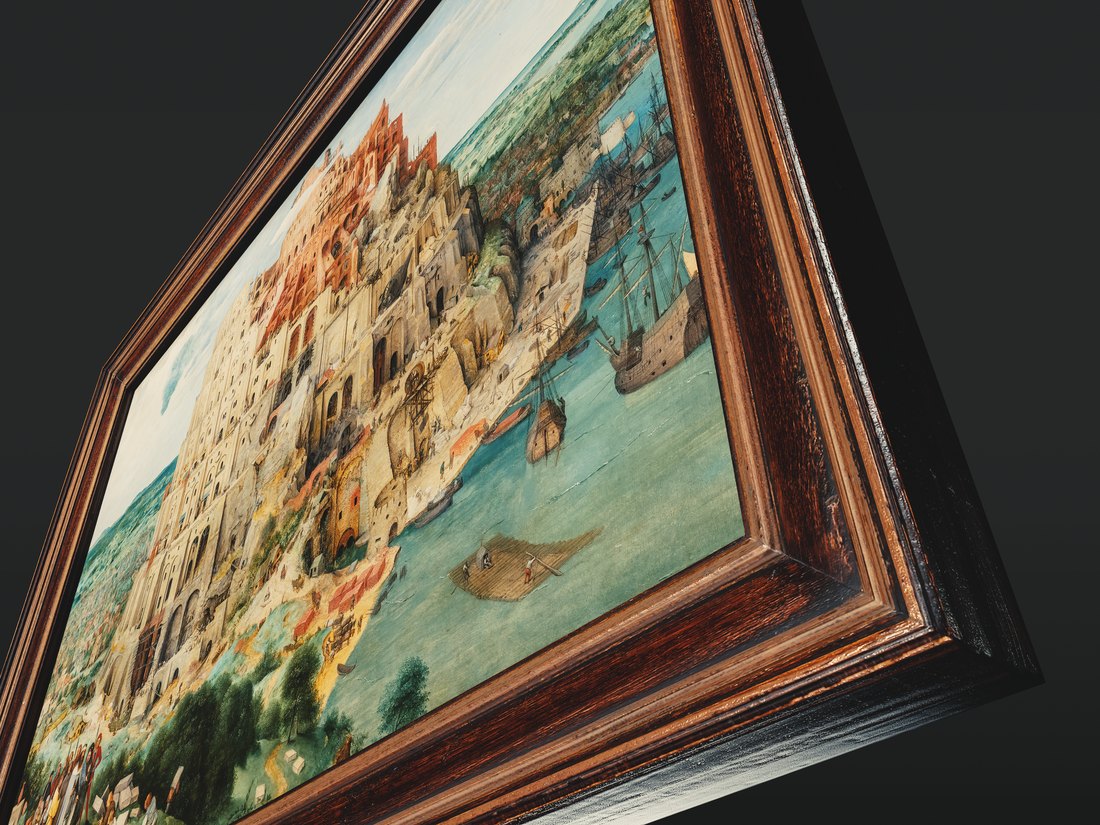 The Tower of Babel by Bruegel, Kunsthistorisches Museum, digital original