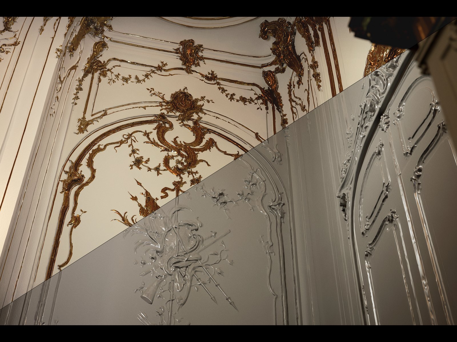 Great Gallery, Schönbrunn, captured as a digital twin